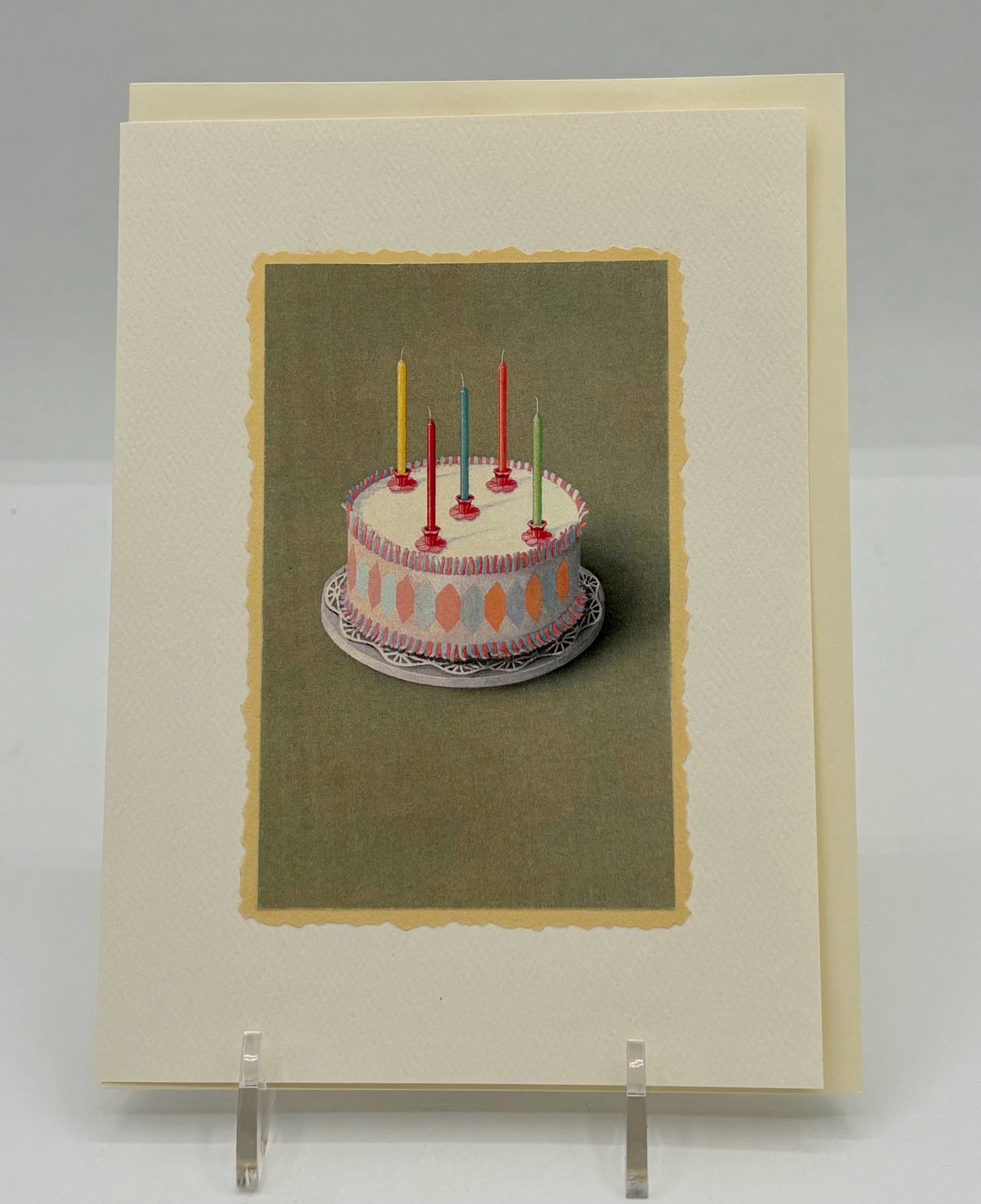 Colorful Candles Birthday Card