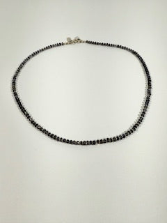Blue Iolite Hill Tribe and Sterling Silver Necklace