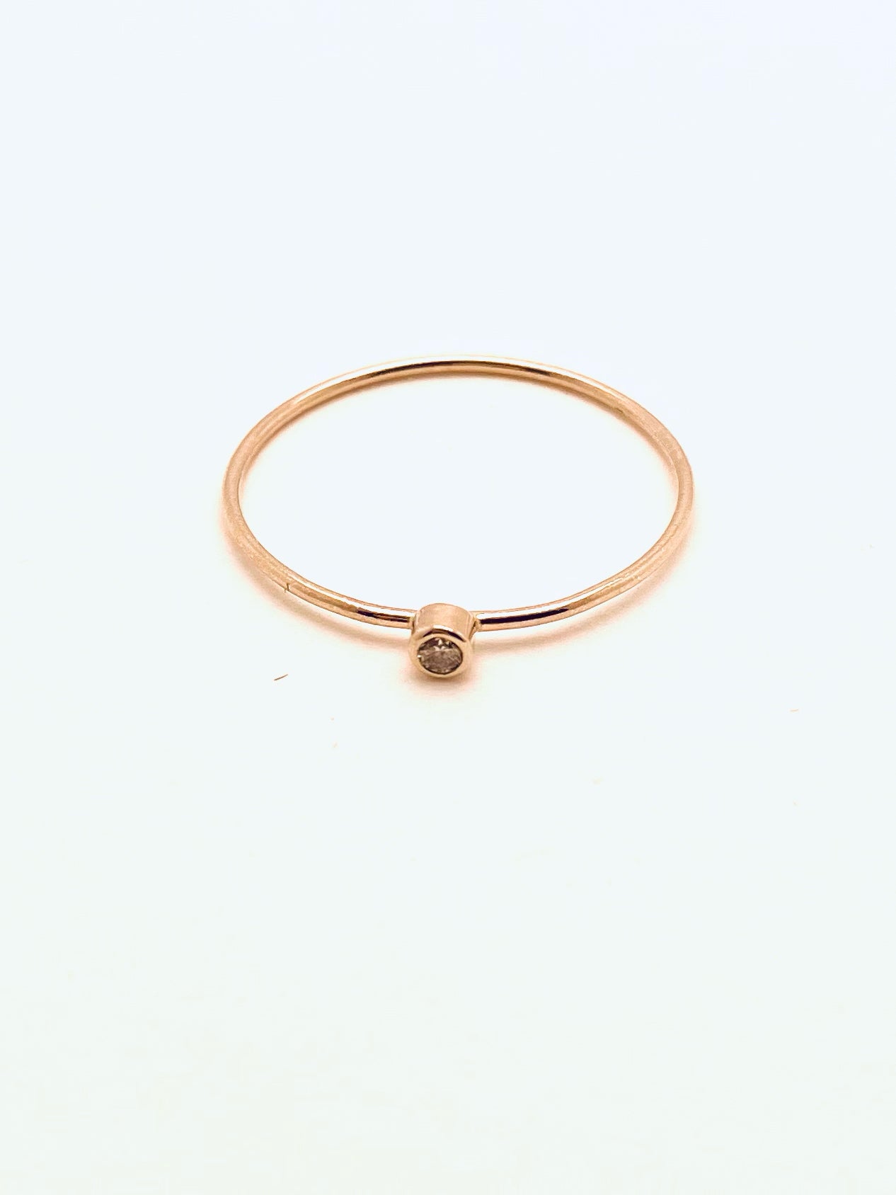 14K Gold Ring with Diamond