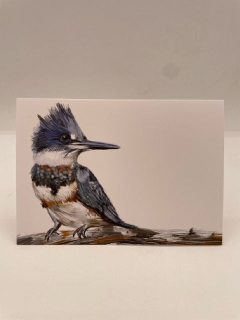 Belted Kingfisher Card