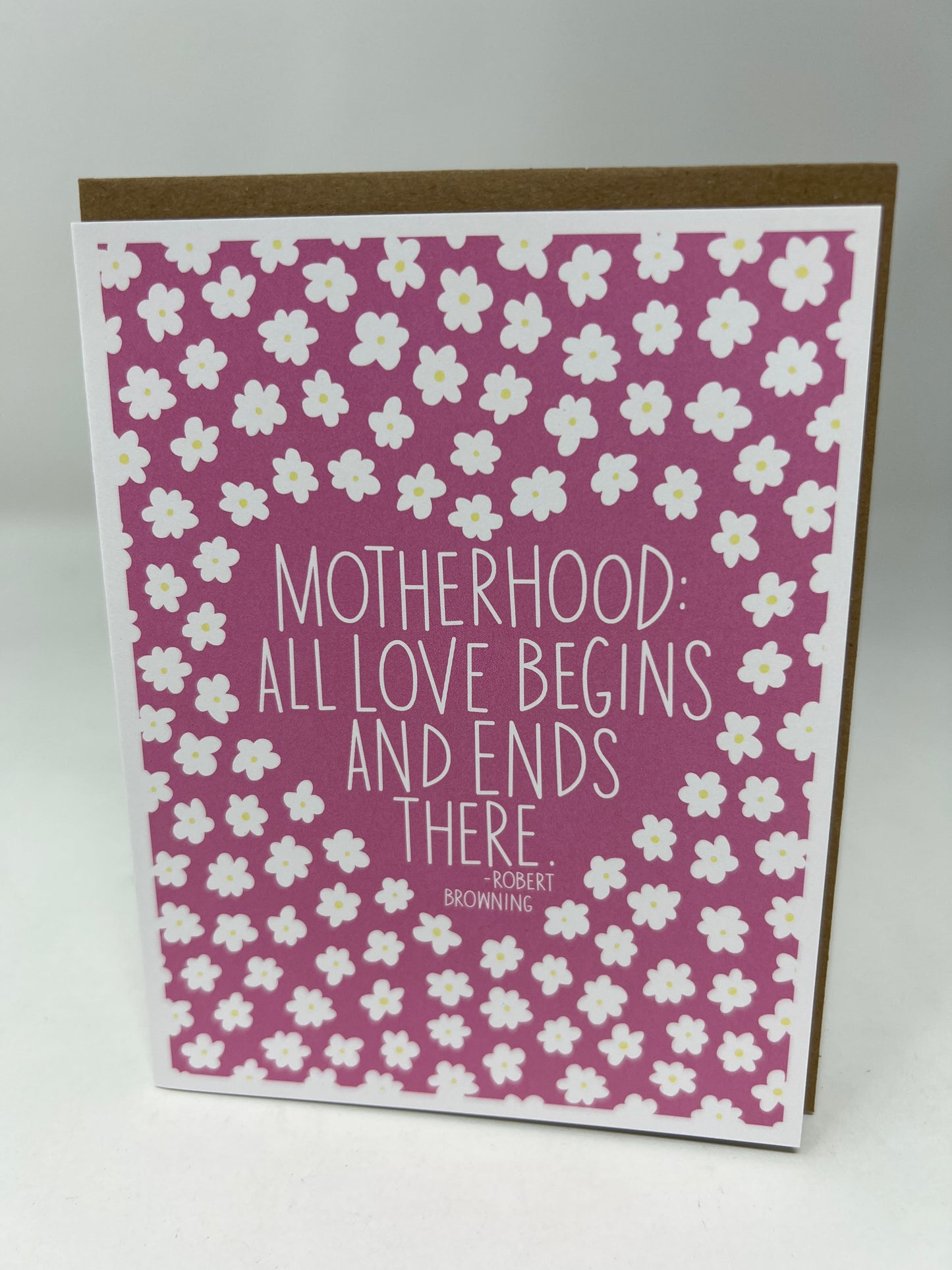 Robert Browning Mother's Day Card