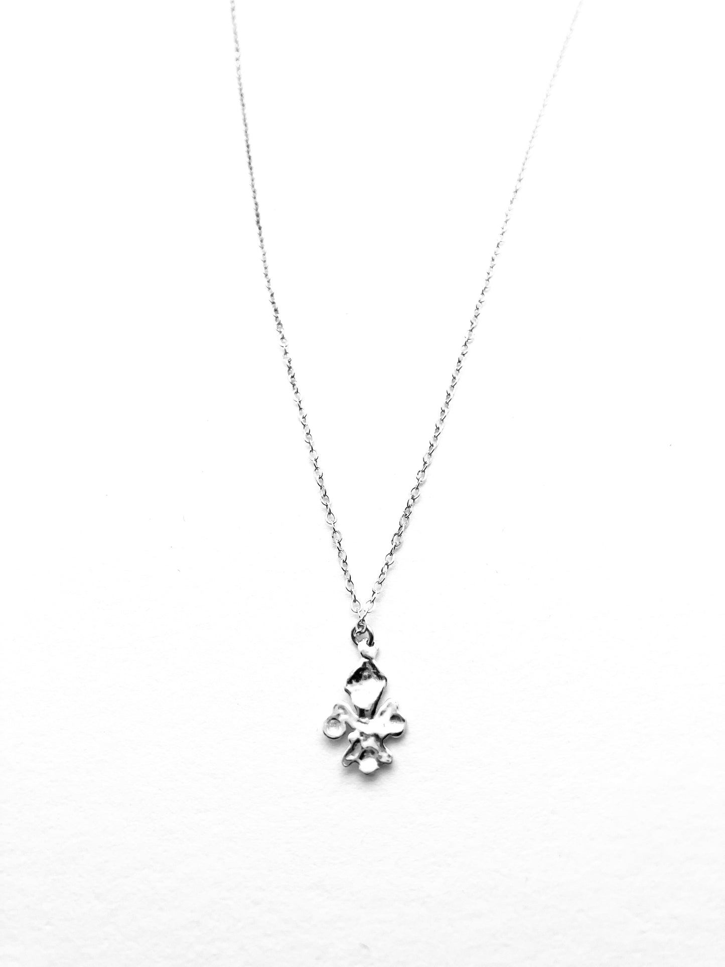 Sterling Silver Fleur Necklace
