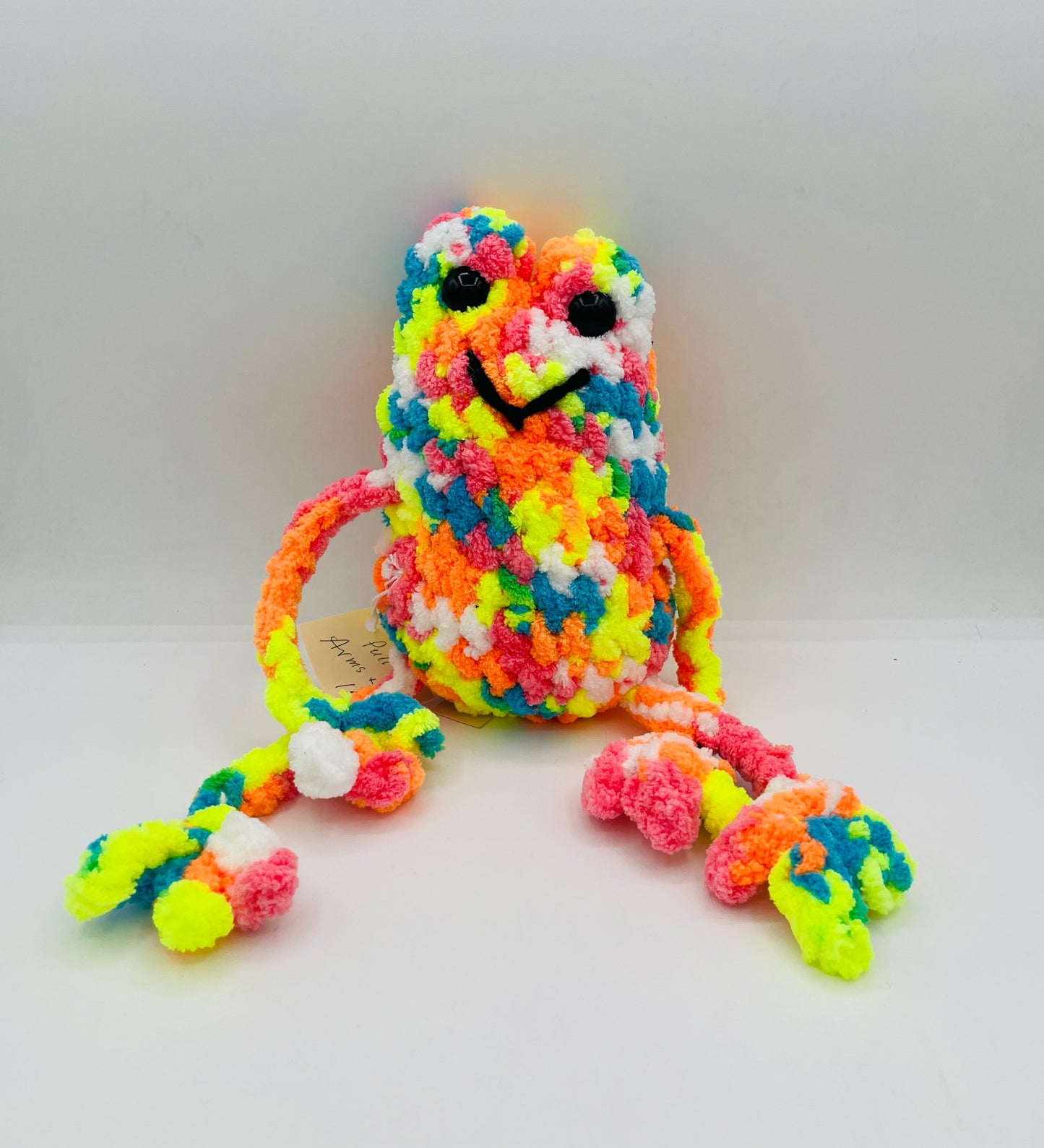Crocheted Leggy Frog