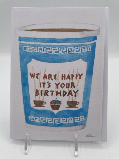 Coffee Birthday Card