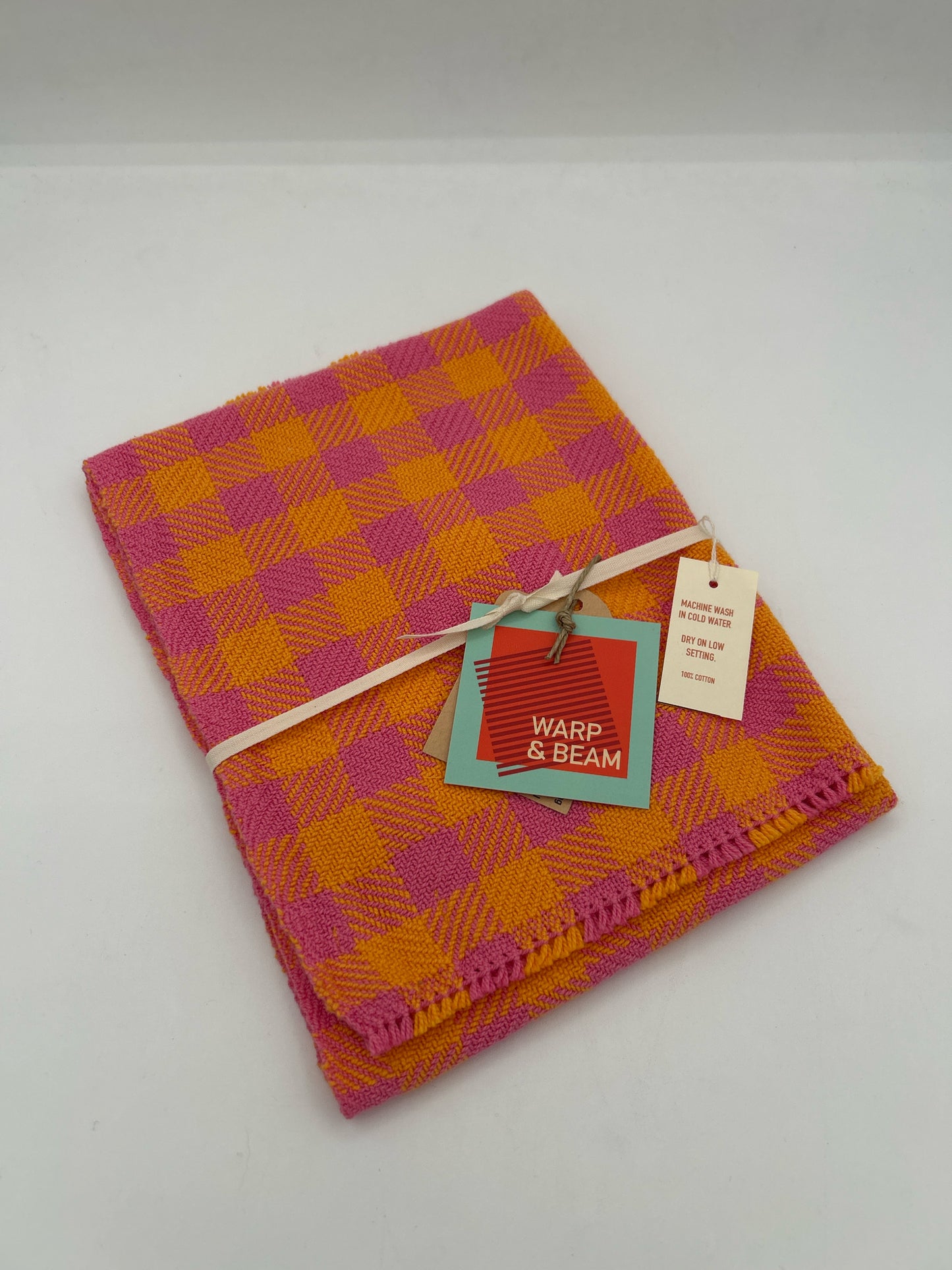 Hand Woven Checkerboard Towel - Clementine & Rose