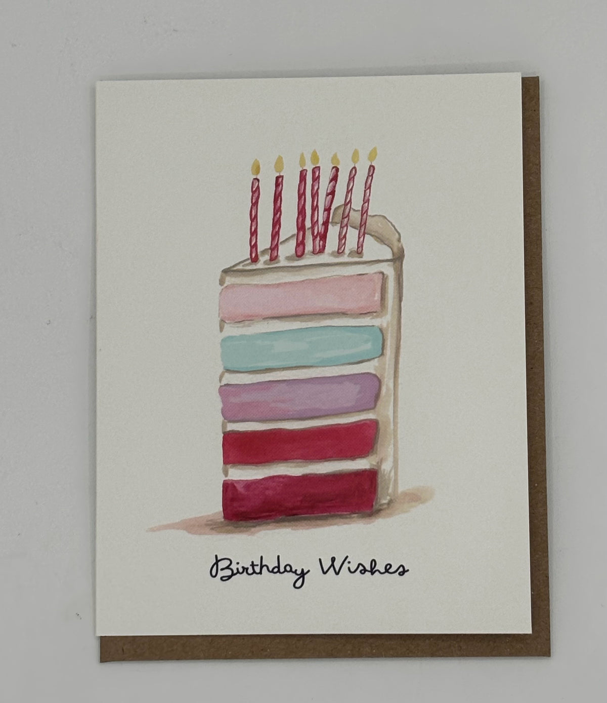 Birthday Cake Slice Card