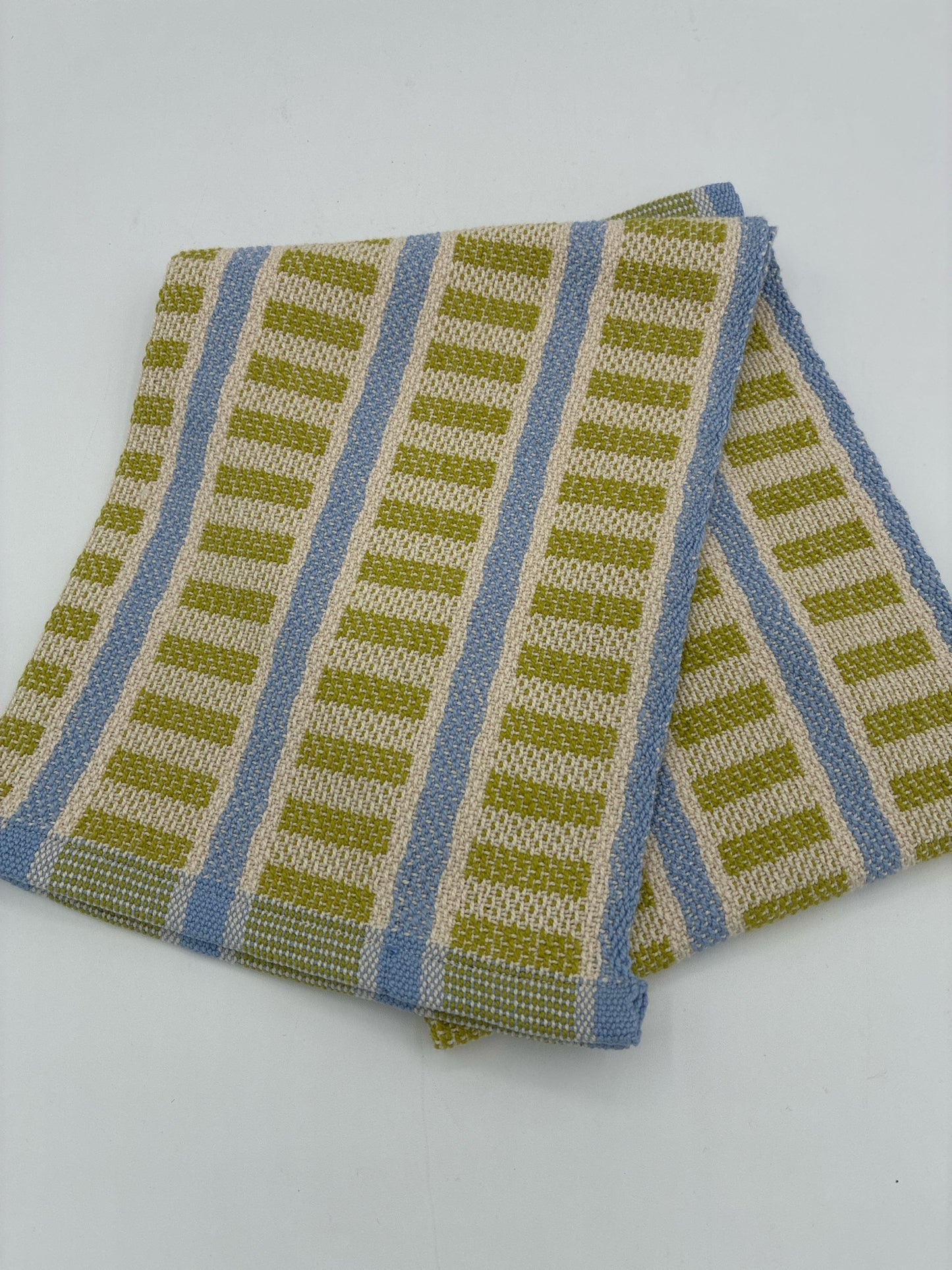 Hand Woven Dash Towel - Apple