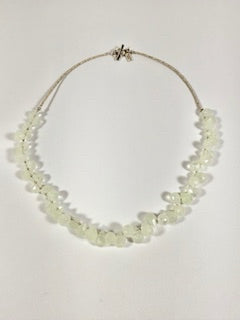 Pineapple Quartz Hill Tribe Silver Necklace