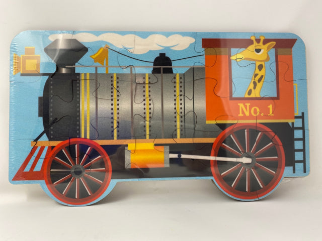 Train Engine Shaped Puzzle