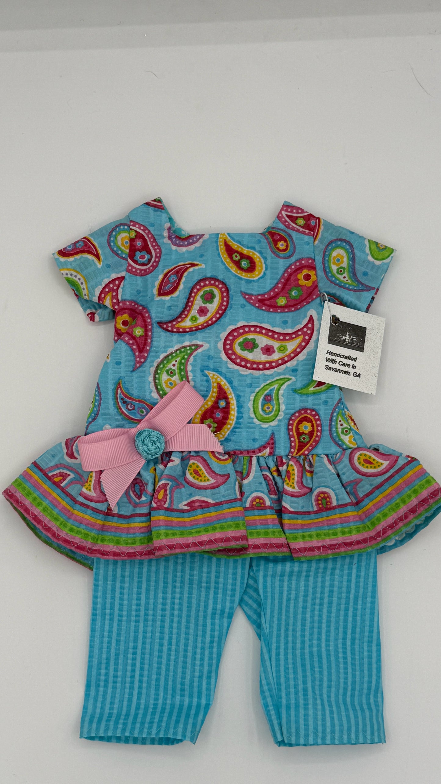 Ruffled Dress with matching pants