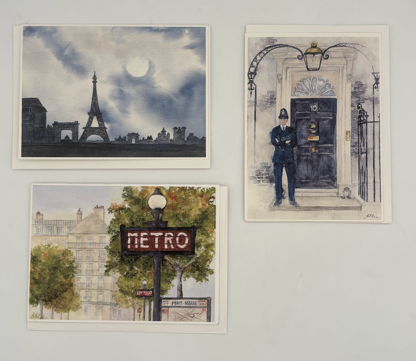 Assorted European Scenes Card