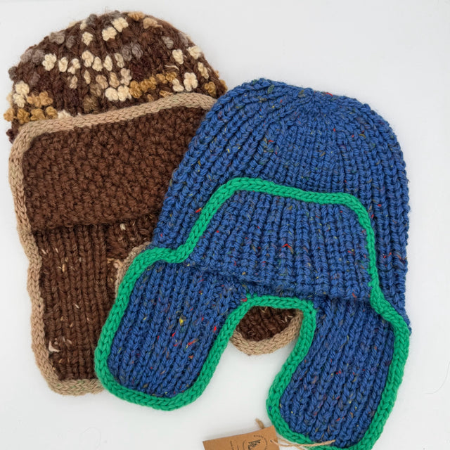 Adult M/L Wool Earflat Hat