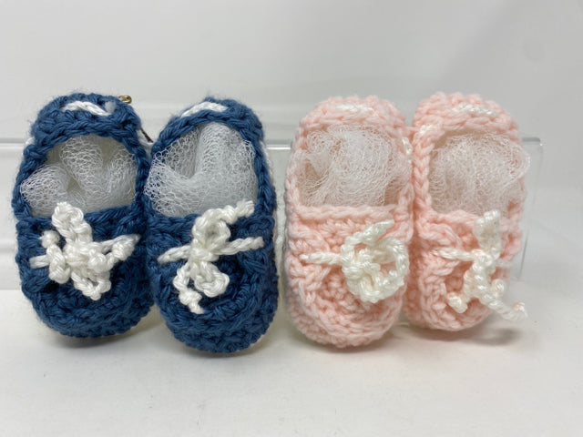 3-6 M Crocheted Acrylic Deck Shoes