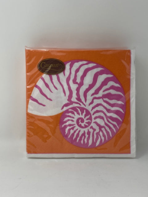 Nautilus Coral Cocktail Napkins
