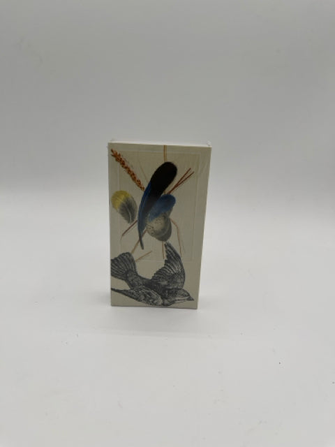 Box of 50 Wood Matches in Decorative Box With Bird Drawing