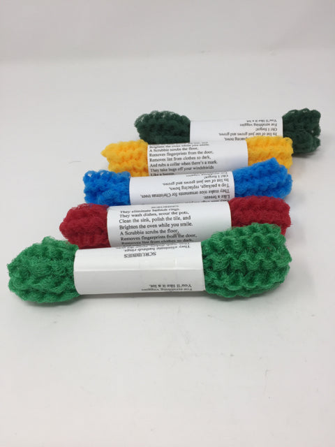 Scrubbie - flat, assorted colors