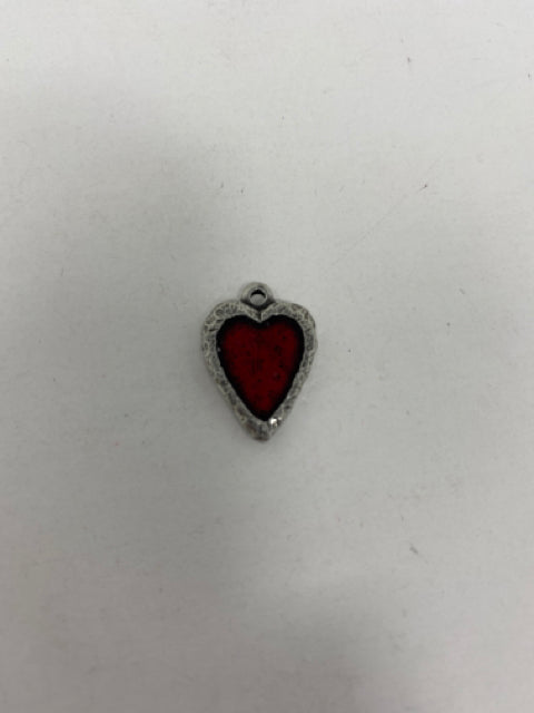 Crimson Heart Charm