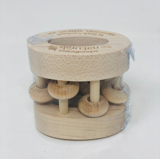 Natural Oval Bead Rattle