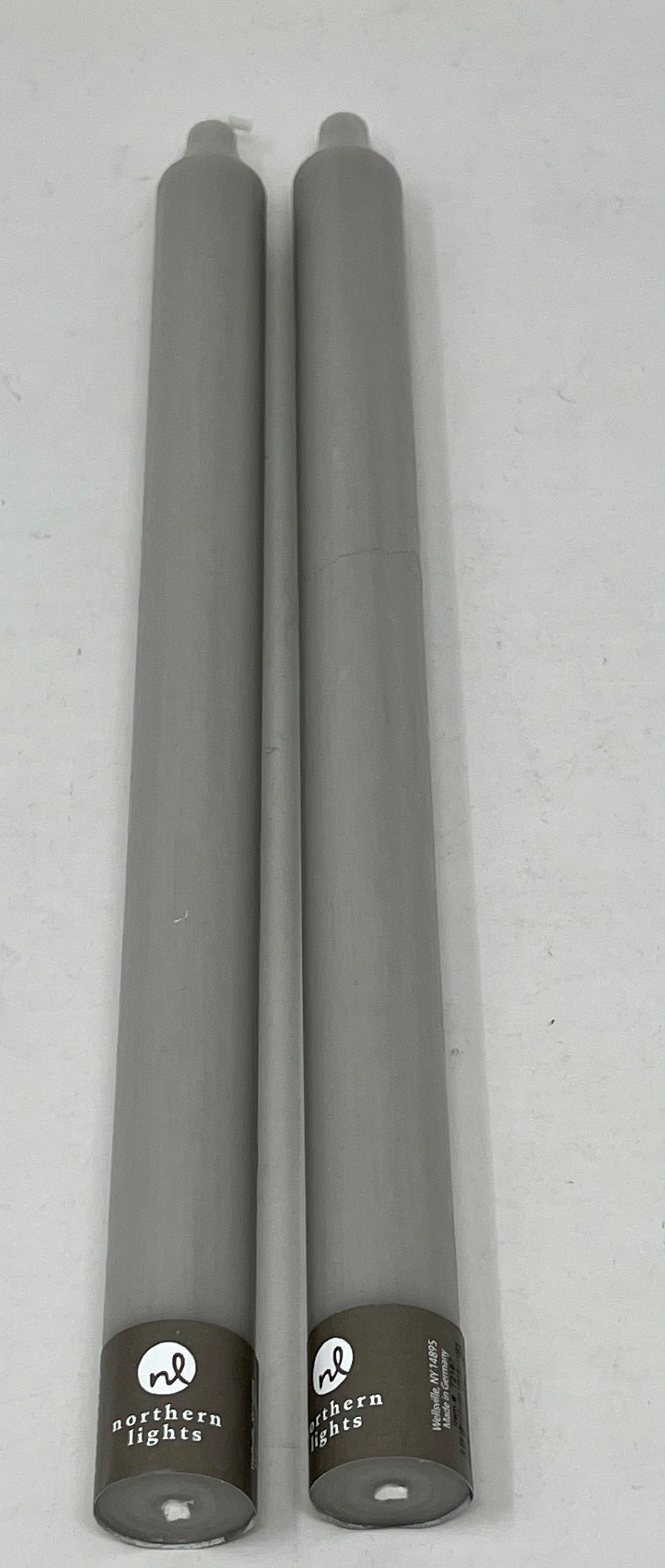 Stone Color Taper Candle
