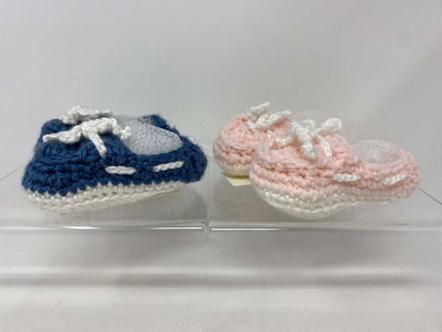 3-6 M Crocheted Acrylic Deck Shoes
