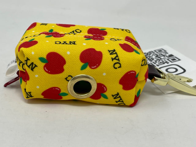 NYC Yellow with Red Apple Dog Poop Bag Holder