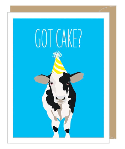 Cow Birthday Card