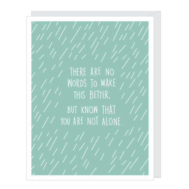 Rain Sympathy Card