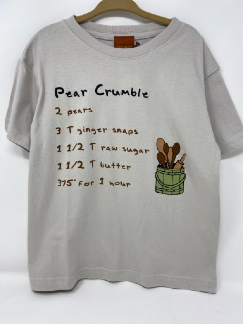 4 Y Light Gray Pear Crumble T-Shirt