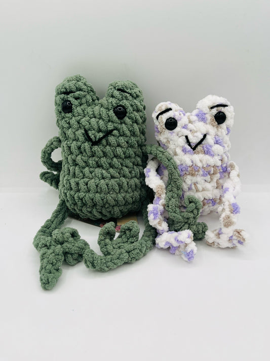Crocheted Leggy Frog