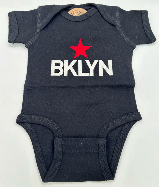 Brooklyn Star Onesie Black Size 12M