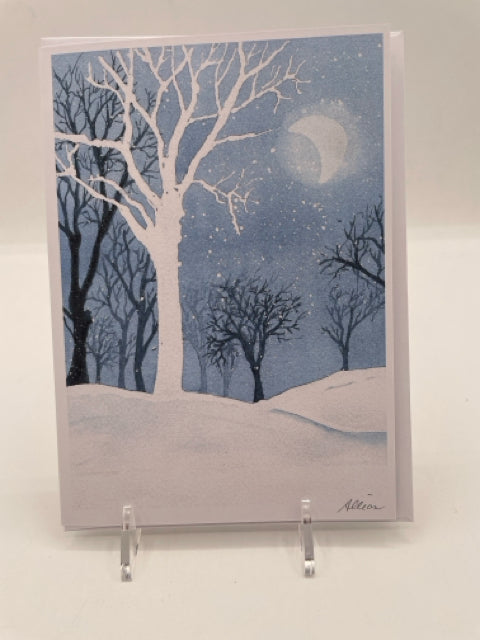 Blue Night Card