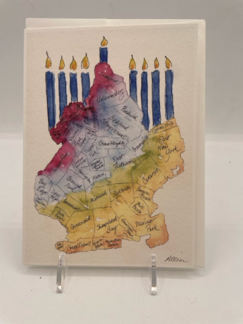 Hanukkah Boro Card