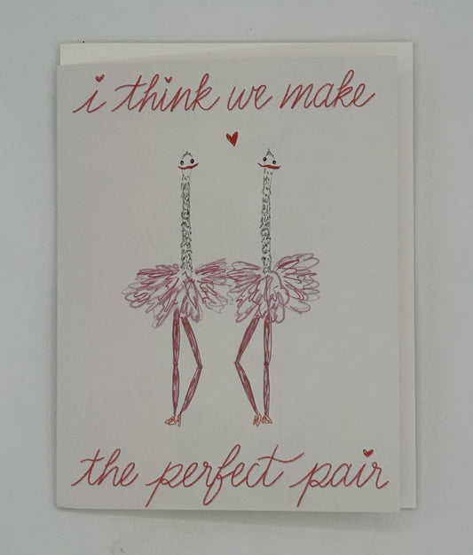 Perfect Pair Anniversary Card