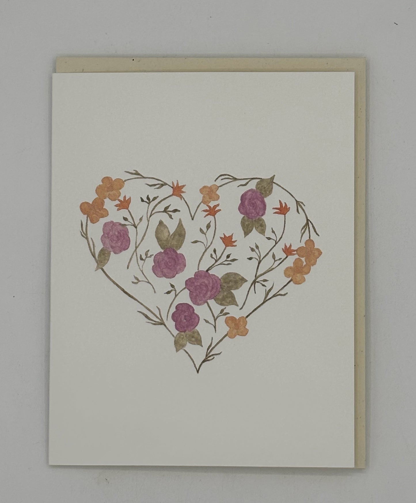 Floral Heart Card