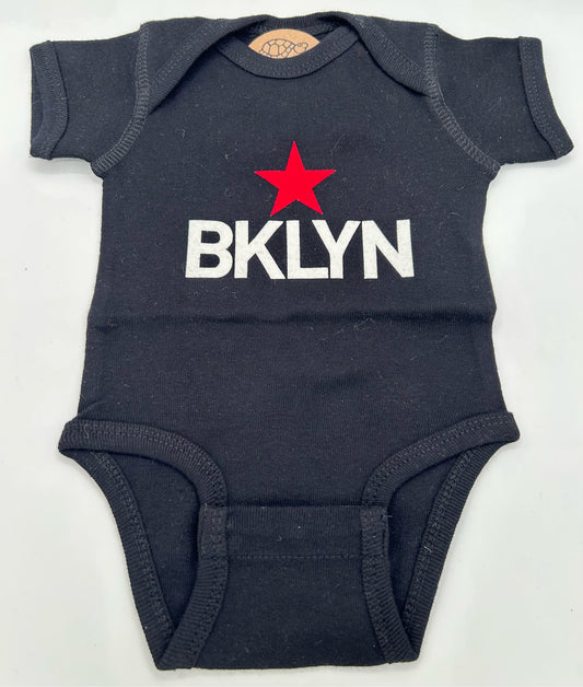 Brooklyn Star Onesie Black Size Newborn