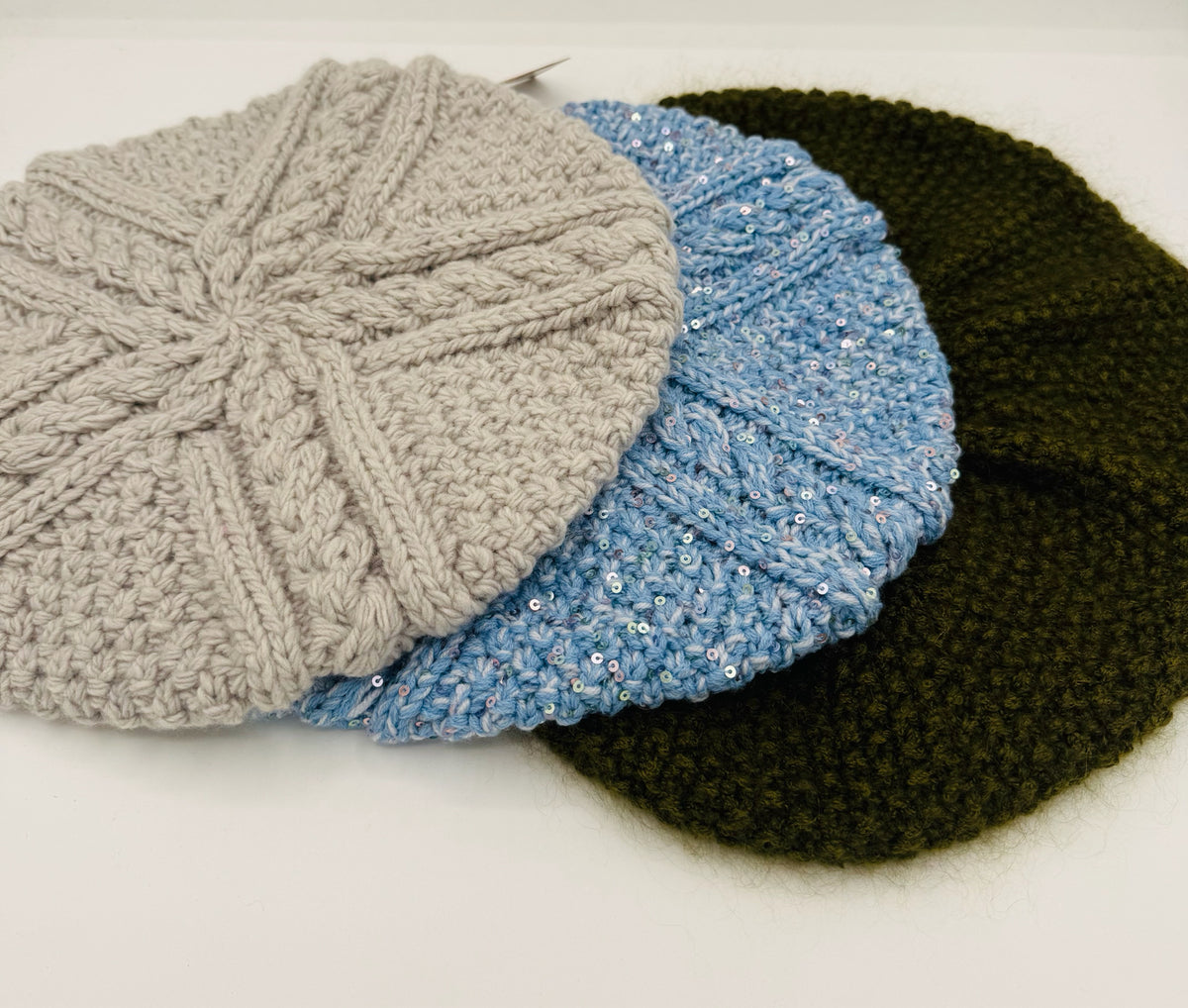 Adult Cashmere Knit Berets