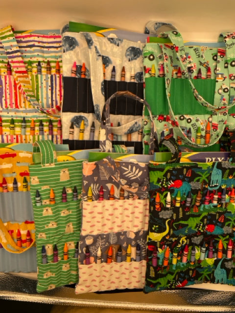 Crayon Tote With Coloring Book