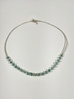 Apatite Hill Tribe Silver and Sterling Silver Necklace