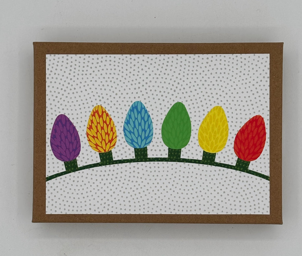 10 Origami Bulbs Boxd Card and Envelopes