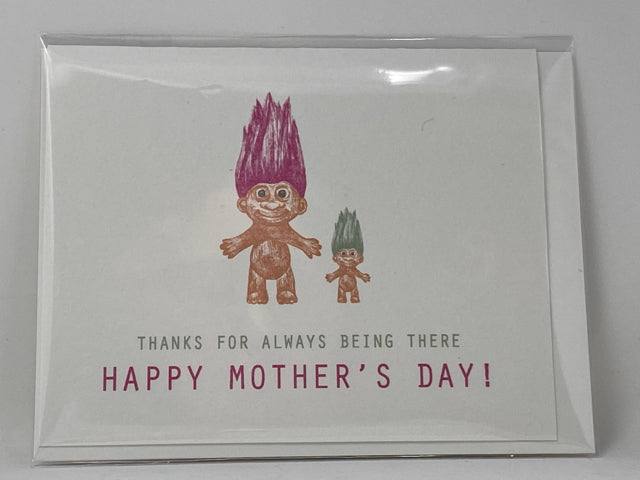 Always There Trolls Mother's Day Card