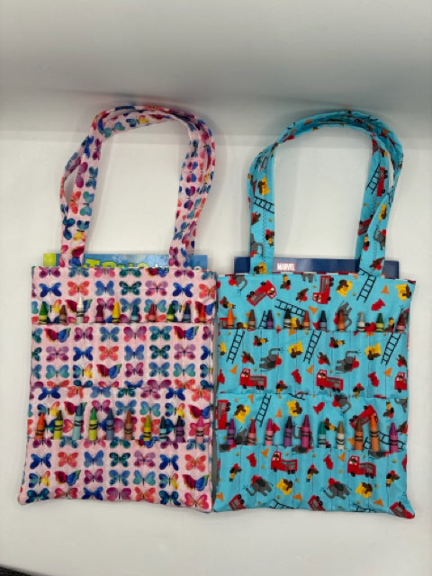 Crayon Tote With Coloring Book