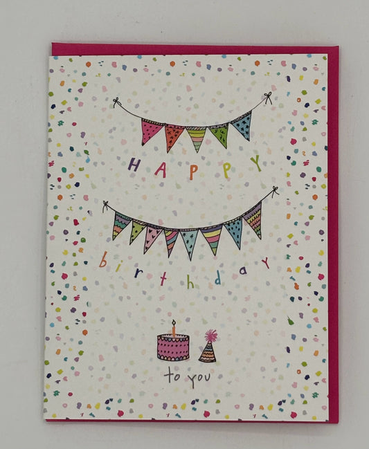 Happy Birthday Banner Card