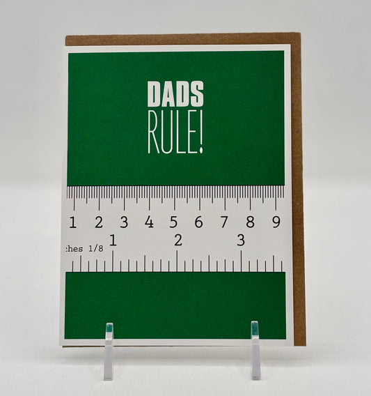 Dad Rules Birthday Card