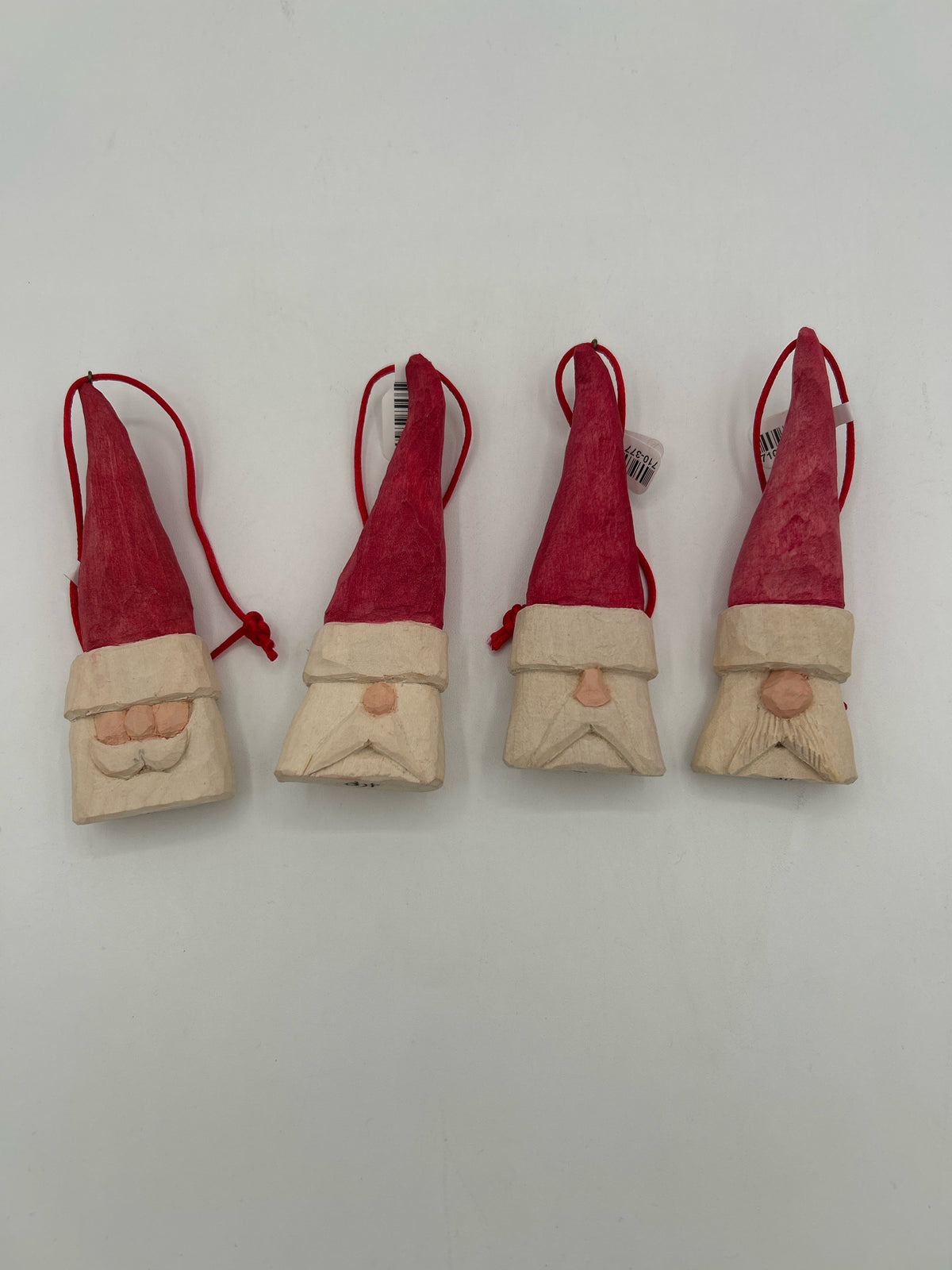 Triangle Santa Ornaments