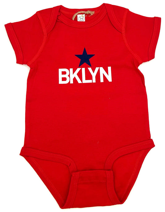 Brooklyn Star Onesie Red Size Newborn