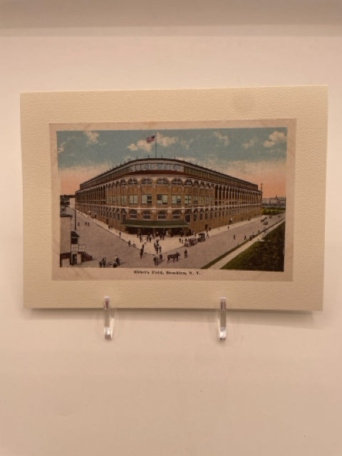 Ebbetts Field Brooklyn Card