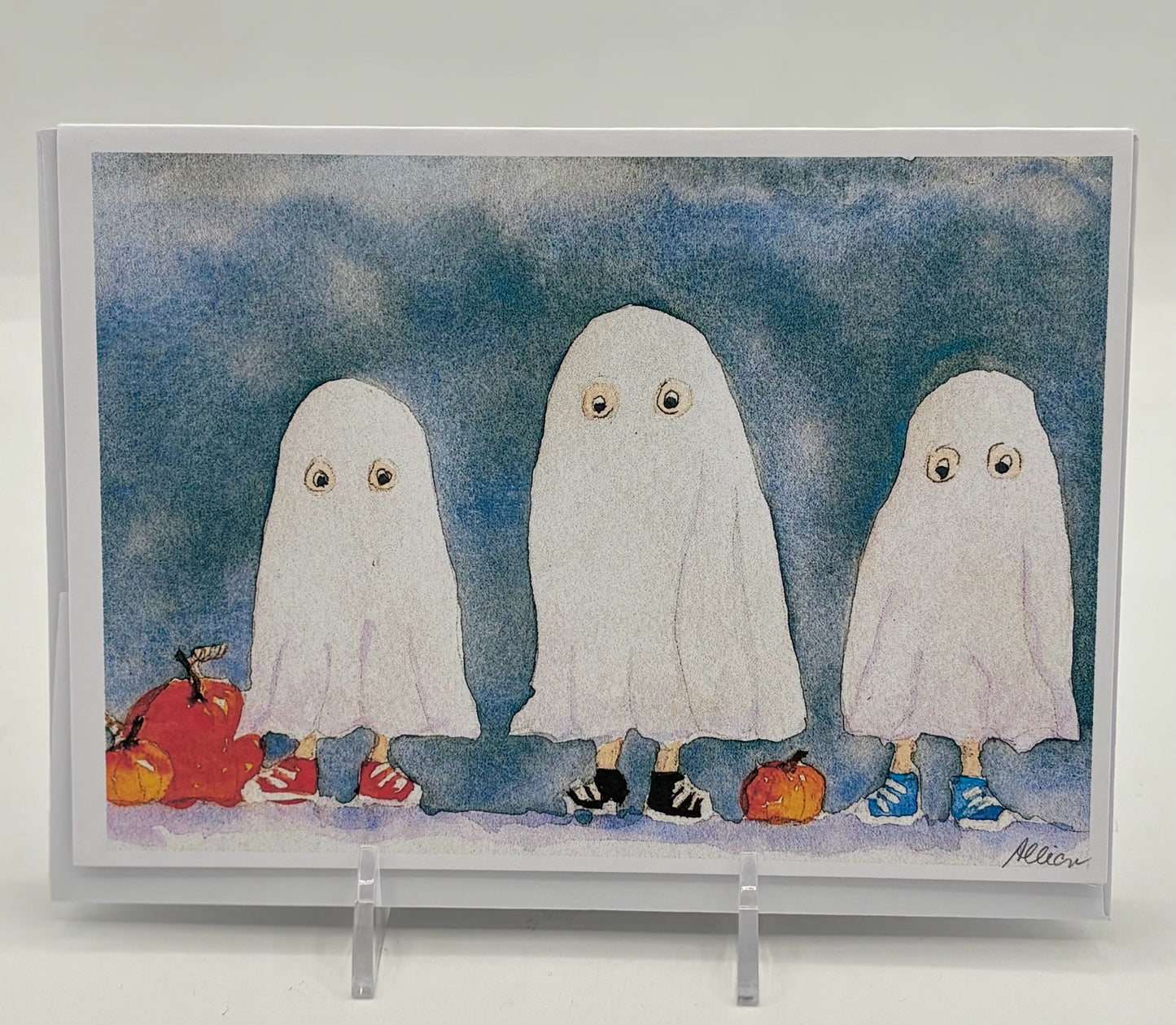 Halloween Ghosts Card