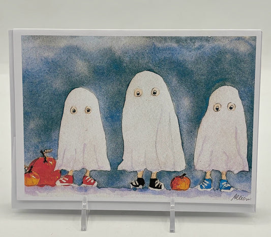 Halloween Ghosts Card