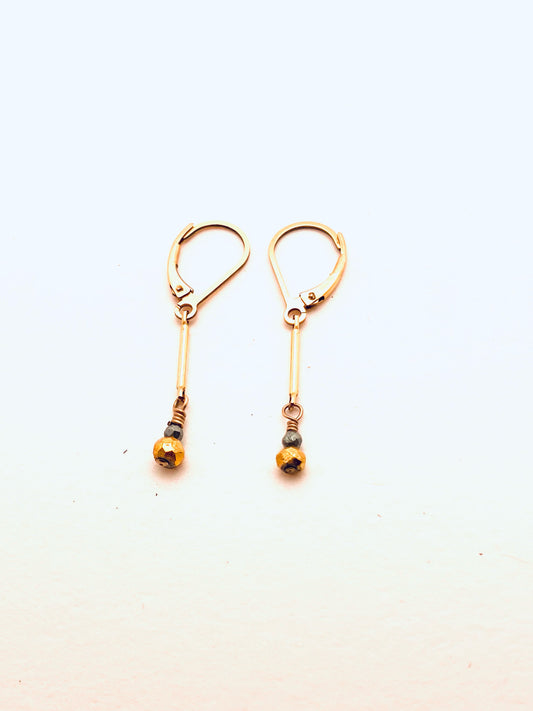 Art Deco Simple Drop Earrings