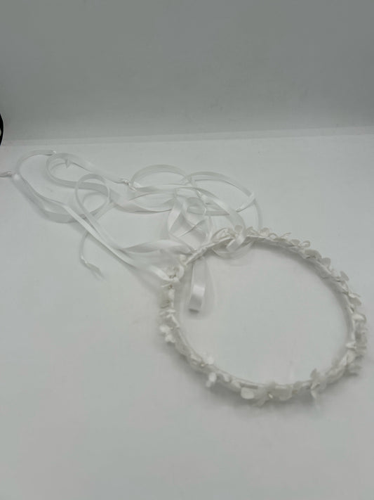 White Communion Garlands